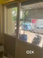 Slide Door With Glass and Aluminum Frame