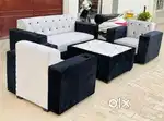 3+1+1 ( 5 SEATER SOFA WITH BUTTON STITCHING AT STARF FURNITURE! BEST
