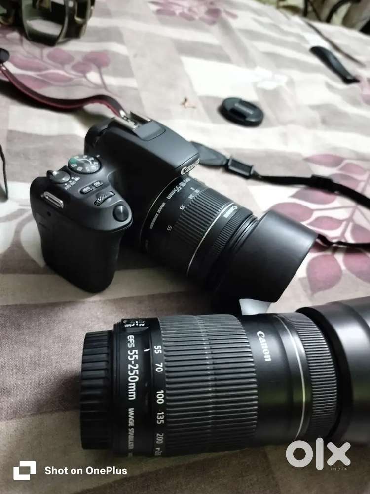 CANON EOS 200D FULL SETUP WITH 2 RING LIGHTS AND 1 PROFESSIONAL TRIPOD
