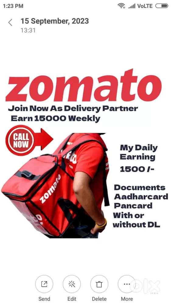 Earn 16000in perambur