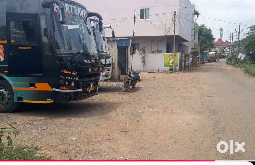 TWO ROADS FACING SITE