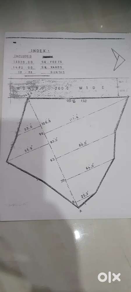 Commercial land 200ft NH44 Dichpally
