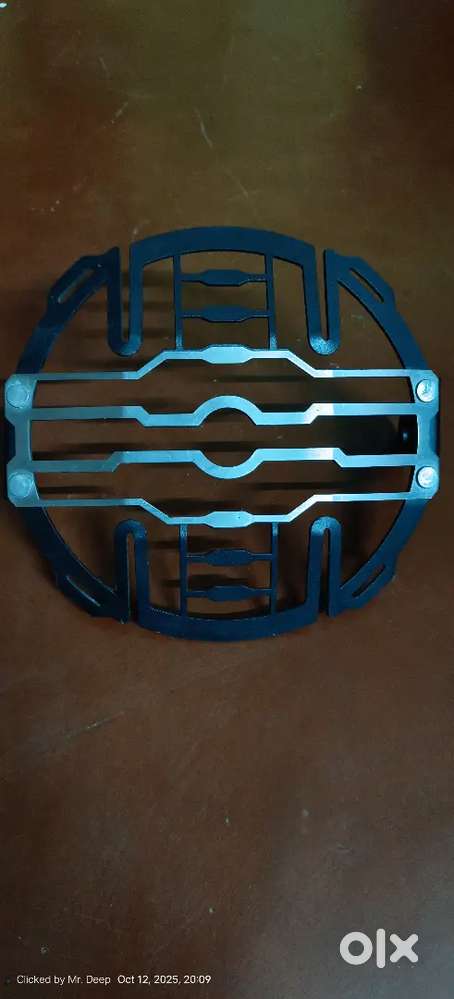 Fancy metal headlight grill for Royal Enfield bikes(2-3 months old)