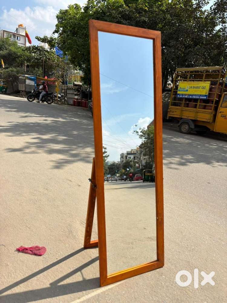 Solidwood standing mirror or full length mirror or long mirror
