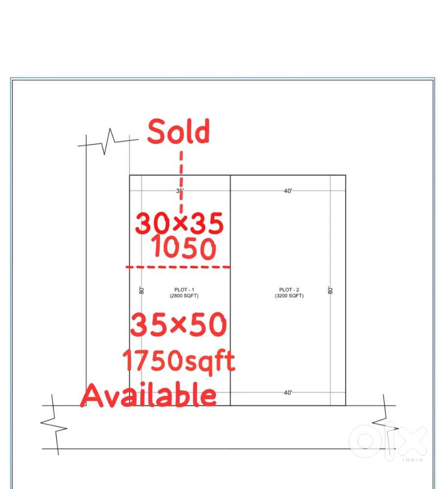WALLFORT CITY के बगल में कॉर्नर प्लॉट बेचना है