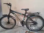 Sunbeam company bicycle of black and orange color in good condition