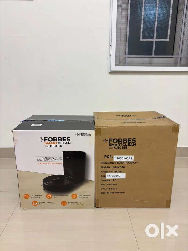 Eureka Forbes Robot Vacuum Cleaner with dustbin