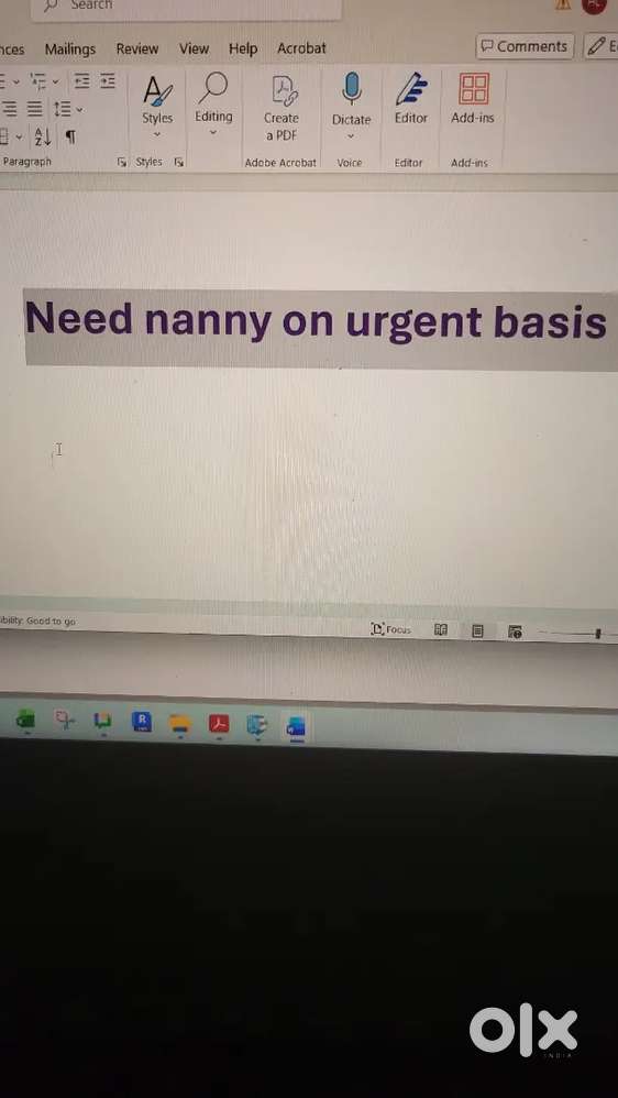 Experienced Female Nanny for 11-Month-Old Baby in Kharghar