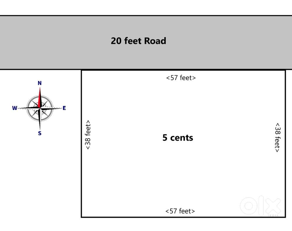 5 Cents MUDA-Approved Land for Sale in Shaktinagar, Near Preeti Nagar.