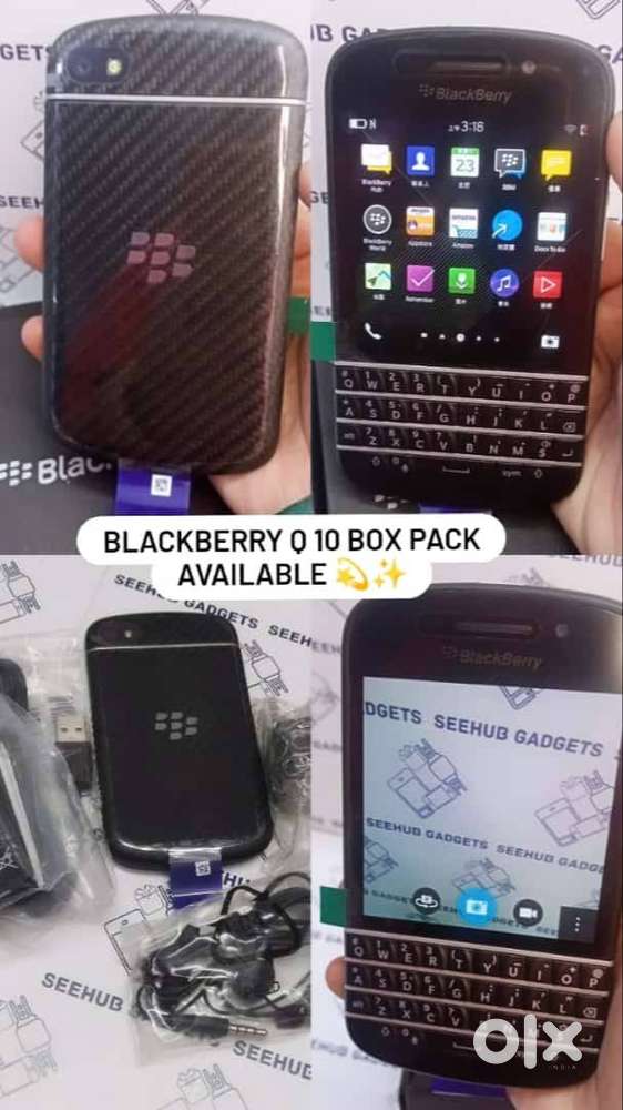 Blackberry Q10 phone with warranty at discounted price with bill and a