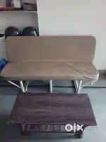 4 seater sofa and table
