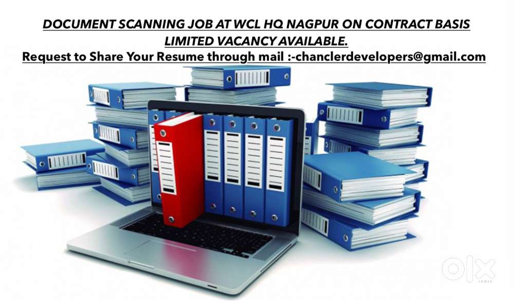 DOCUMENT SCANNING JOB AT WCL HQ NAGPUR ON CONTRACT BASIS