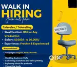 Female candidate for Pre-sales telecaller and front desk executive.