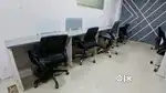 1 Cabin 7 Workstations.Fully Furnished Office Space For Rent In Noida.
