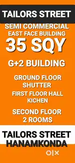 SEMI COMMERCIAL BUILDING 35 SQY TAILORS STREET HANAMKONDA