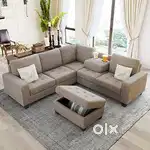 Monday big sale buy new sofa 8490/- L type sofa 16490/- EMI available