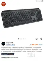 Logitech MX keys S plus Wirless Keyboard