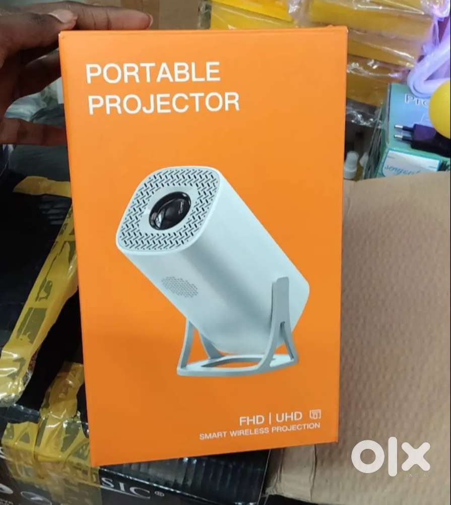 Portable Projector full HD 4k resolution  Netflix YouTube, pikashow
