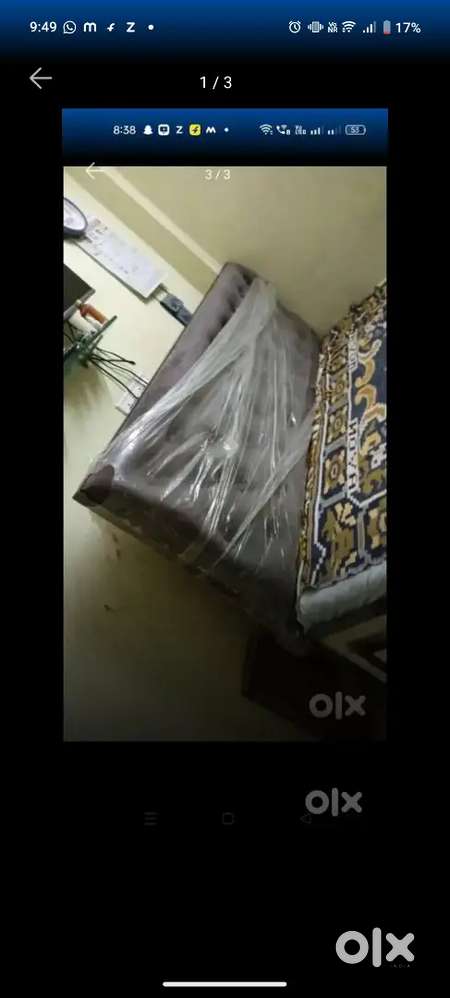 King size bed with mattress