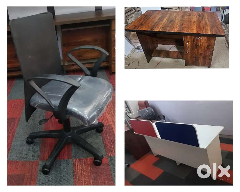 Office chairs, tables & workstations starts Rs 1800.