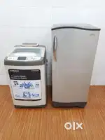 Godrej single refrigerator 4 star Samsung diamond ring Washing s