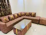 Sofa set 7seater with glass table 6month old