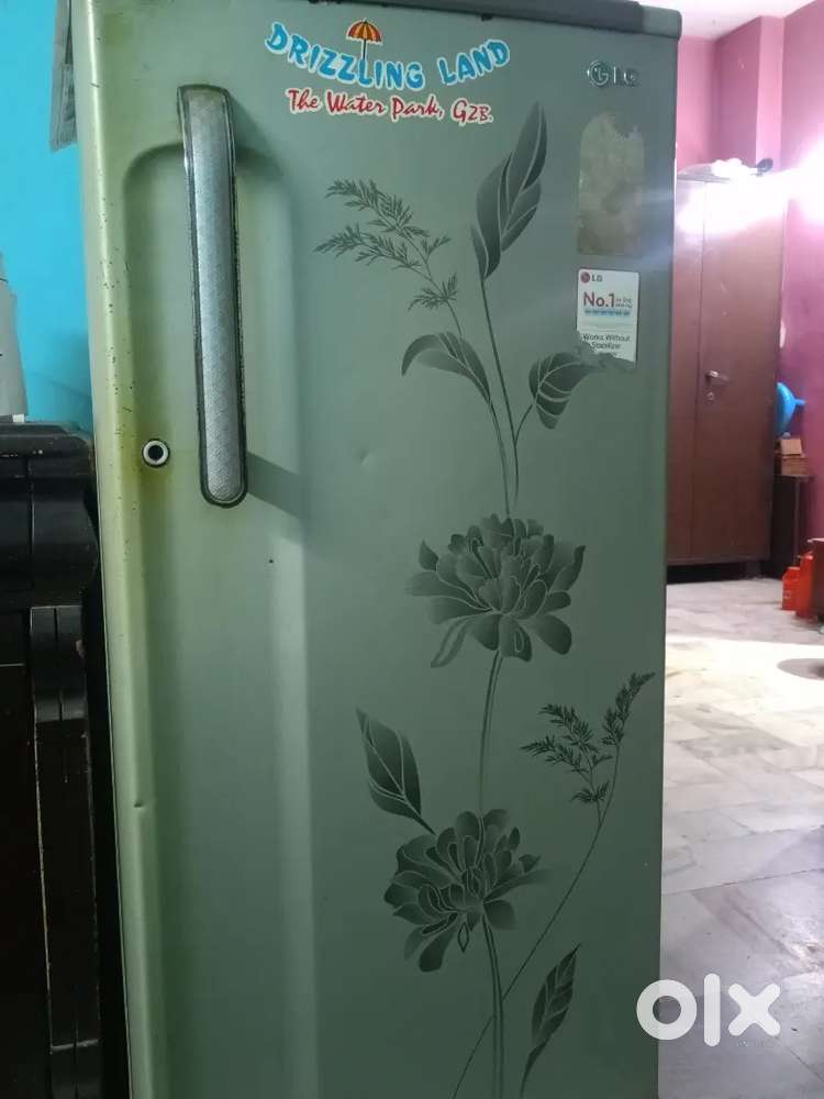 grey colour fridge
