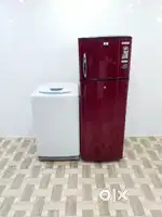 Videocon double door fridge and lg top load washing machine