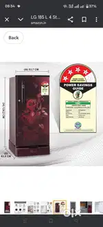 LG Fridge 185 litres