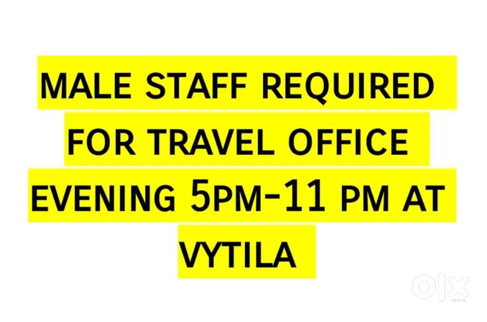 For travel office at vytila