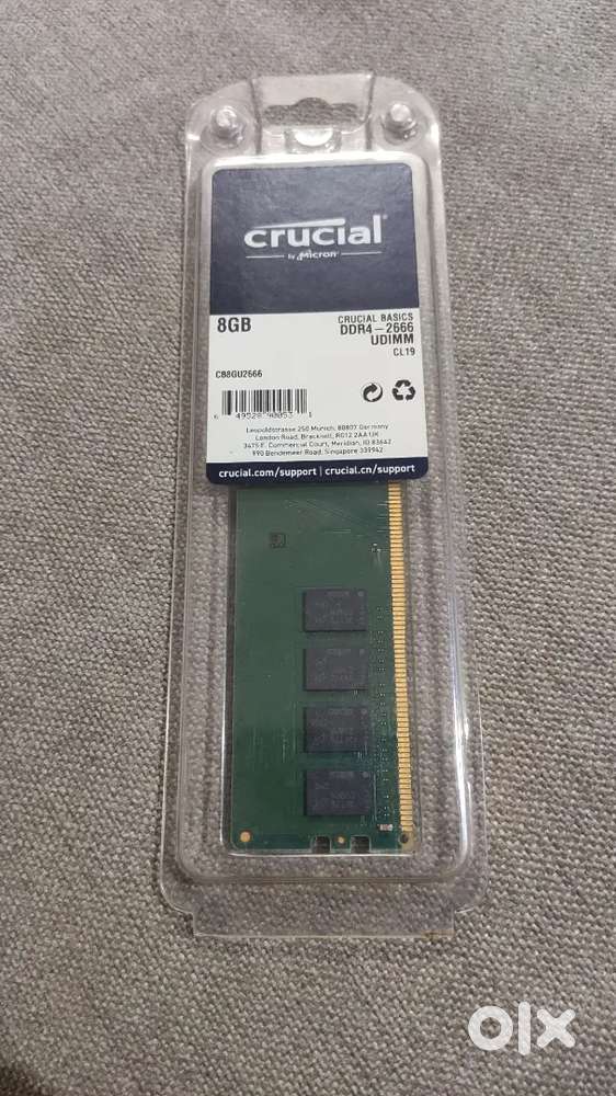 Crucial DDR4 ram 8 x 2gb