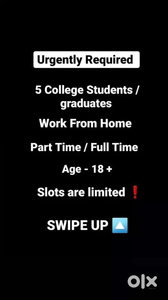 Online part time work from home opportunity