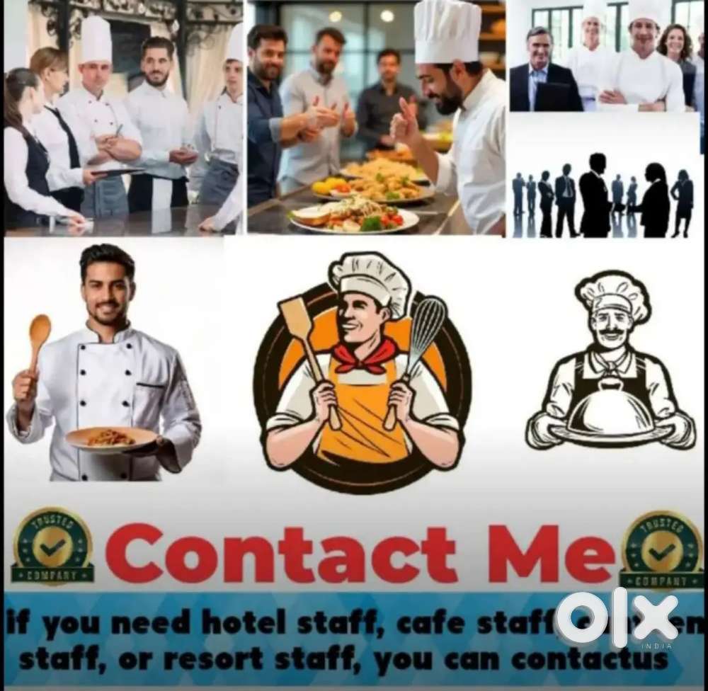 Available STAFF:- for Restaurant/Cafe - In All Over