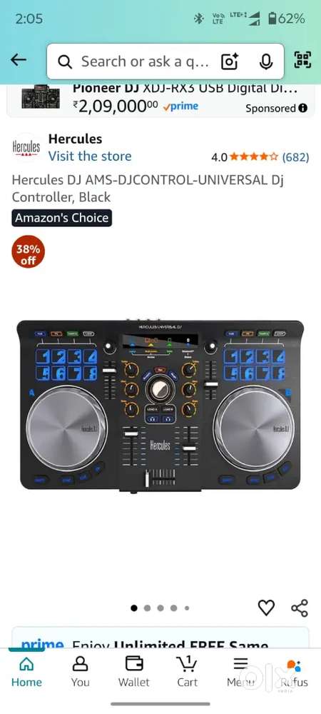Dj controller , pioneer ddj , flx4 ,  Hercules dj
