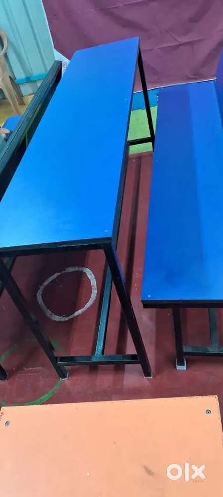 School table and bench