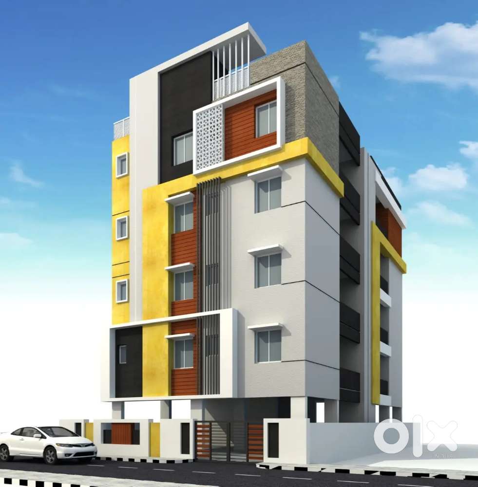 Total building 4 floors, 24 bedrooms at MVP colony