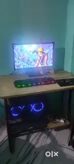 Ryzen 3 2200G Desktop/Computer/PC, LG
Gaming Monitor, Keyboard & Mouse