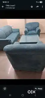 5 Seater Sofa Set with Center Table –