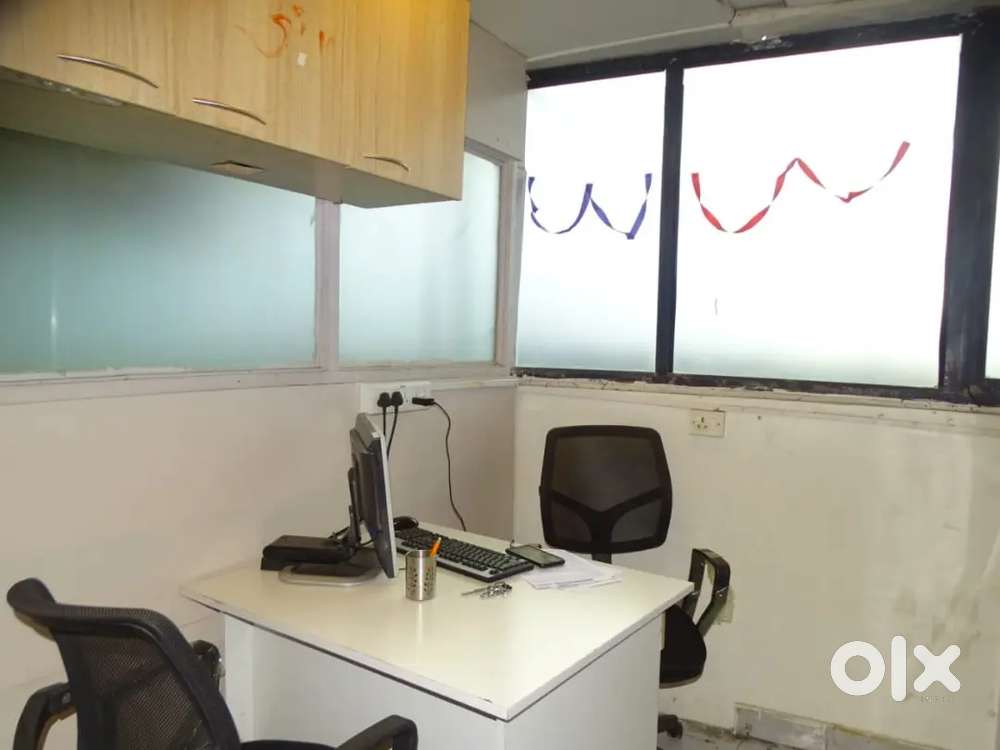 Fernished office with 15 workstation and 2 md cabin