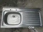 Imported Steel Sink,  Length : 4 feet,  Width : 2feet, 1 Inch