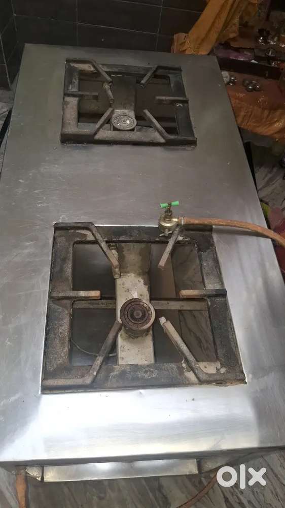 Commercial stainless steel 2 Burner Gas stove - Heavy duty