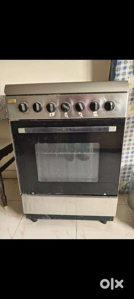 Cooking range faber company 4 gas burner oven