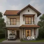 3.50 Cents & 1500 Sqft House At 100 Meters From Madukkarai Road