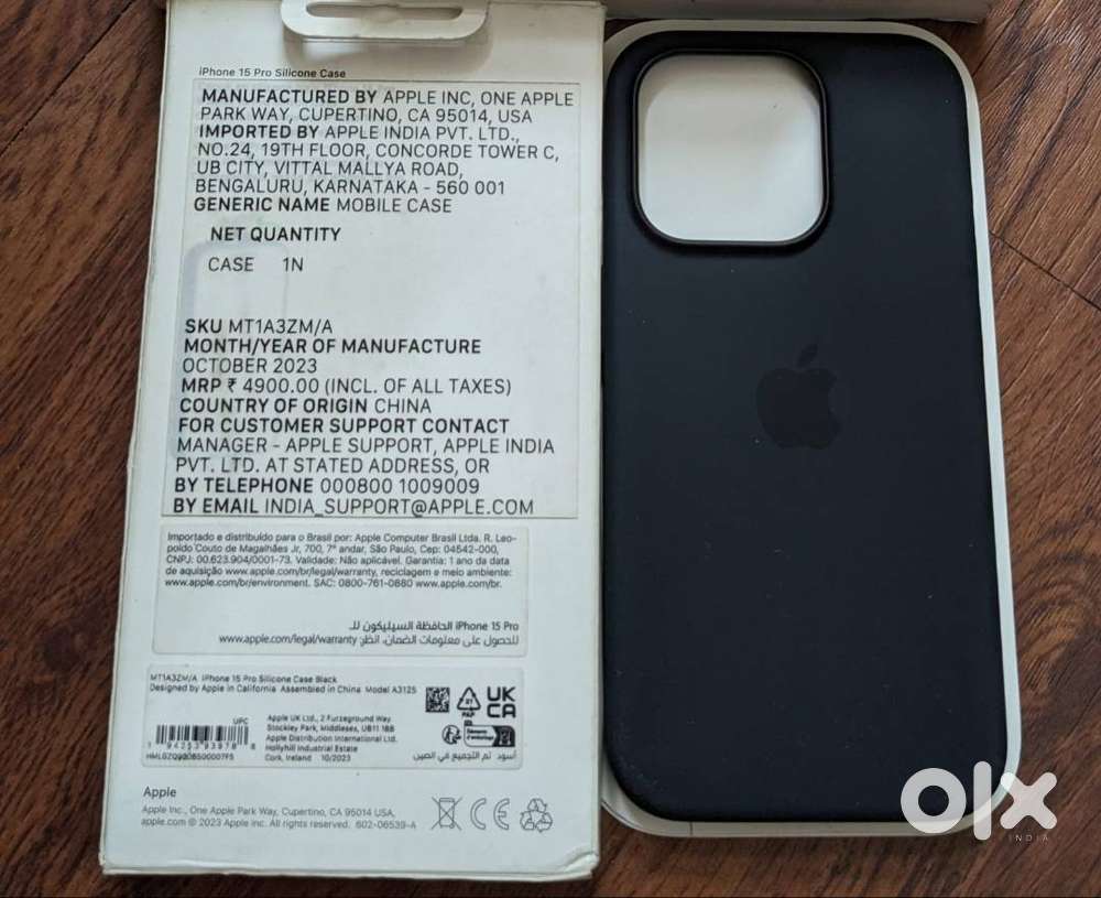 Original Apple iphone 15 Pro Silicone Cases