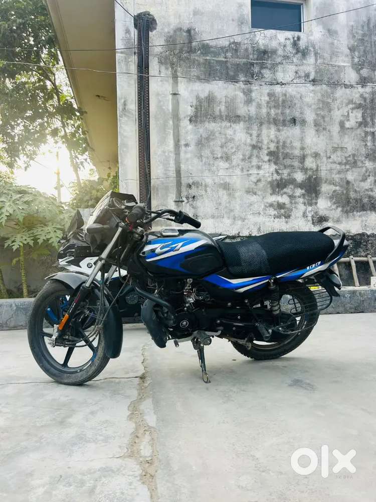 ct 100 bike in blue color