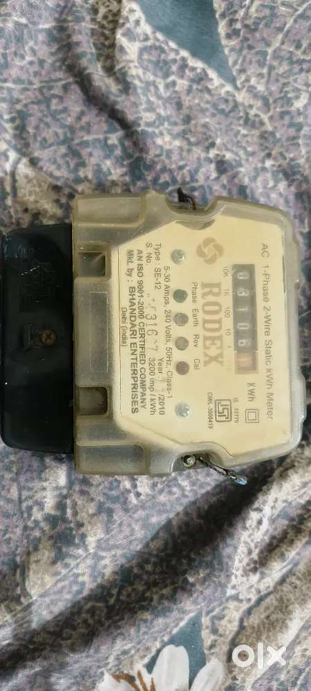 Rodex sub meter box single phase