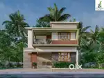 3 BHK House for Sale, 1300 sqft on 4.5 Cents - Parambil Bazar