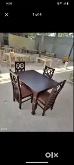 Brand new 4 seater wooden Daining Table in wholesale price.cod availab