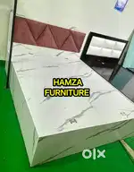 HAMZA FURNITURE NEW DESIGNER PARTICLE BOARD WOOD BED 5BY6