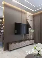आपके फलेट शोप शोरूम में वुडन फर्नीचर कलरकाम पीओपी बना देंगे